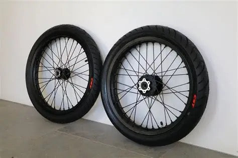 Light Bee Wheel Kit Electric Dirt Bike Tires Motorcycle Parts SuperMoto Wheels