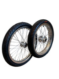 Surron Light Bee 17" Silver Alloy Supermoto Rim Set With CST Street Tyres