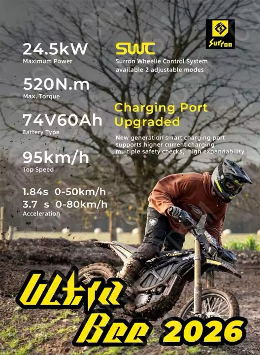 Surron ultra bee 2026 pre-order x 35 mph